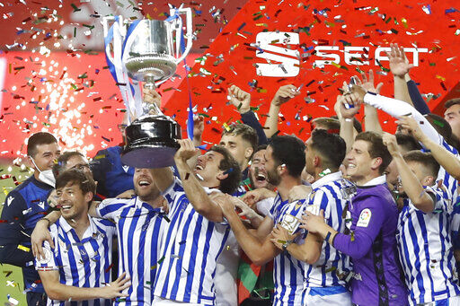 APTOPIX Spain Soccer Copa del Rey
